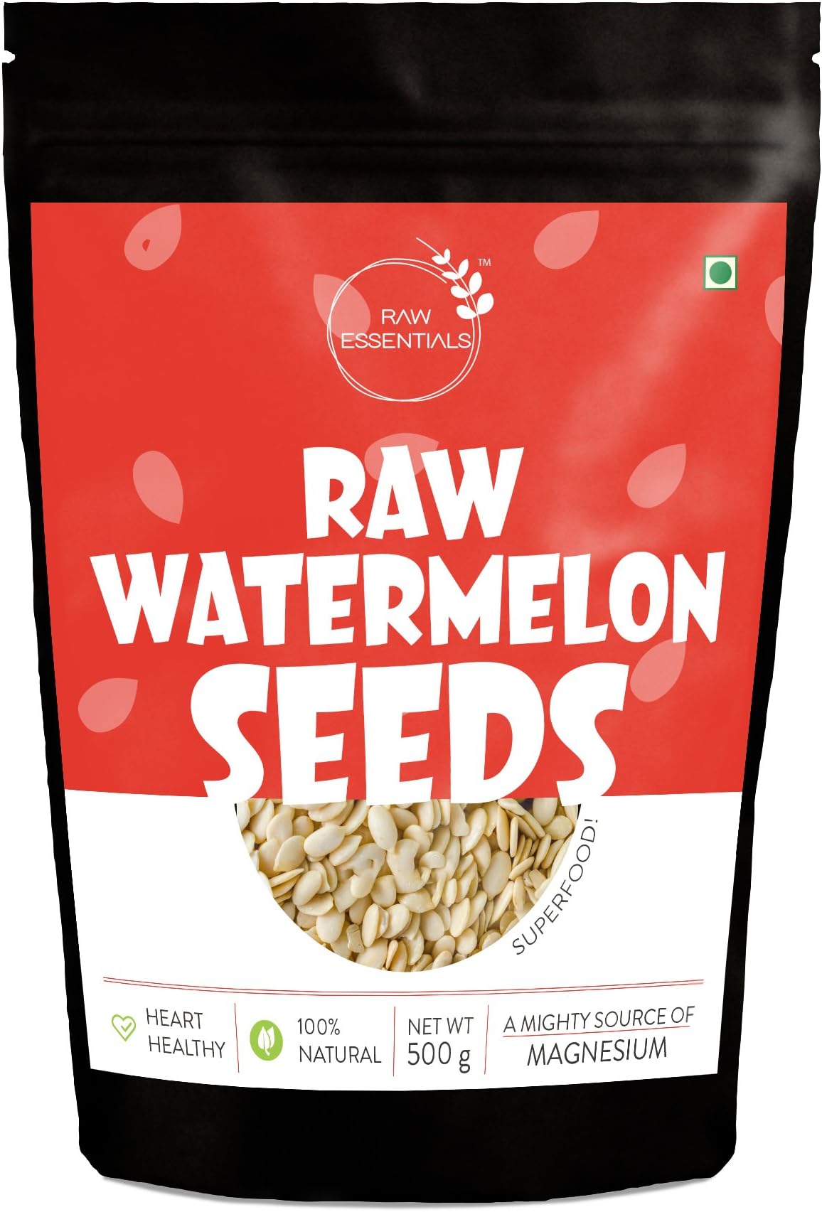 Raw Essentials Raw Watermelon Seeds, 500 g