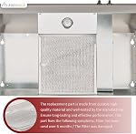 BPS1FA30 Range Hood Filter 11-3/4" x 14-1/4" x 3/8" Compatible with Broan Range Hood – Replaces: BPS1FA30 99010299 S99010299 AP3378953 8322 S99010305 bpjdfa30 – Pack of 2