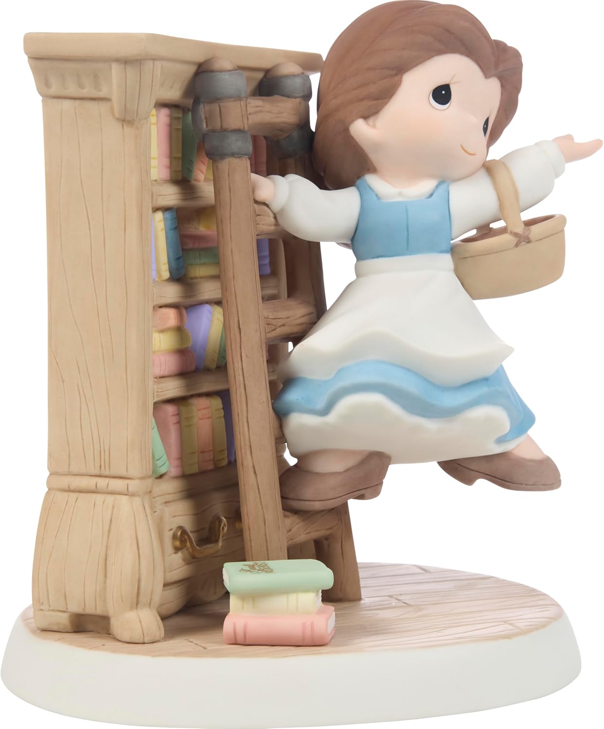 Precious Moments 251022 Live Your Own Fairy Tale Disney Belle Bisque Porcelain Figurine