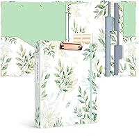 Vista 24 de Ospelelf Carpeta de 3 anillos de 1 pulgada, bonitas carpetas para documentos de tamaño carta (11 x 8.5 pulgadas) con 5 separadores de pestañas