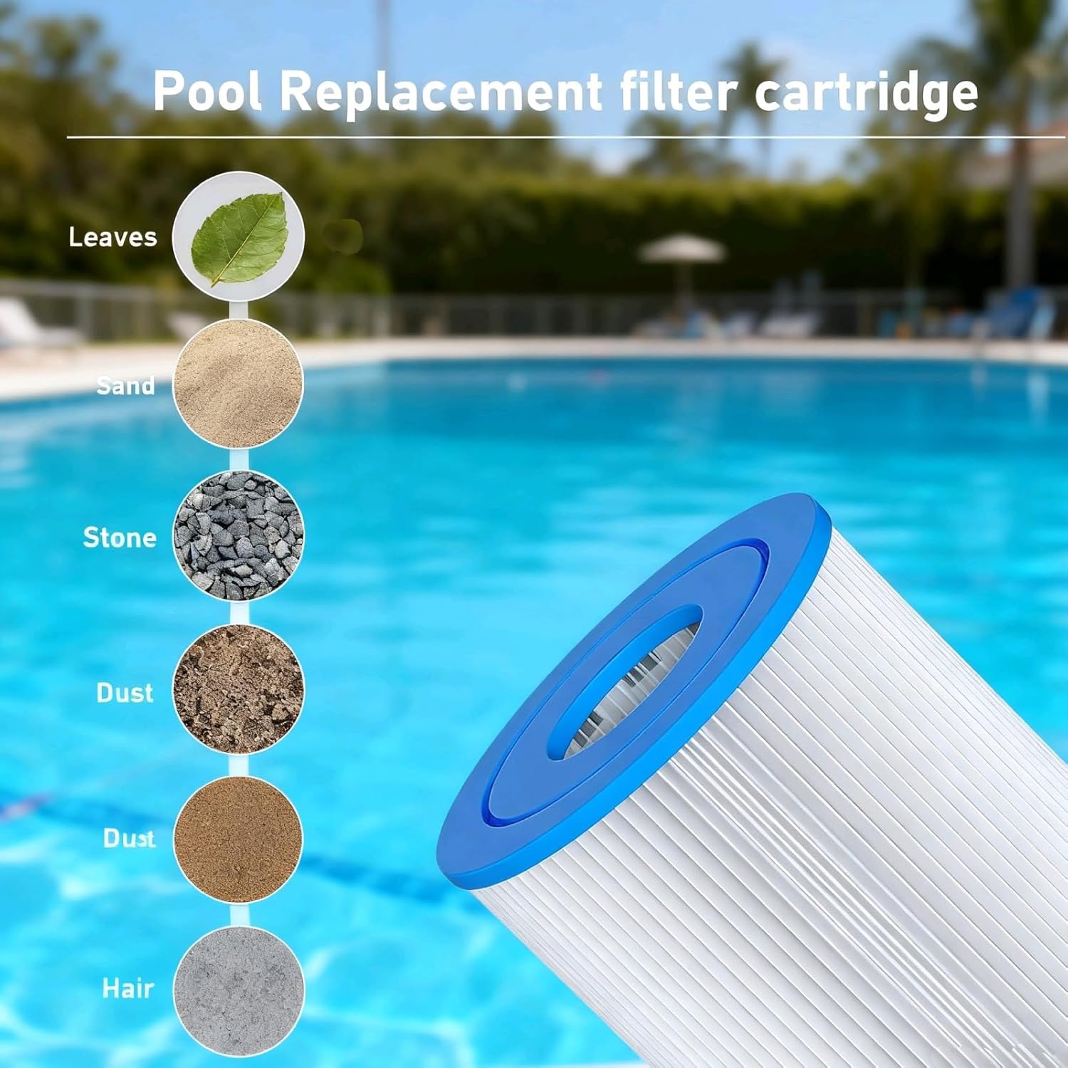 20 Micron 5" x 2.5" Water Filter Replacement Most Cold Plunge Filter Cartridge Compatible with Any Cold Plunge System, Ice Bath, Ice Pod, Under-Sink Filters (8-Pack)