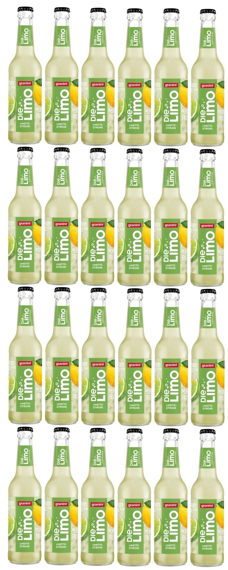 24 Flaschen Die Limo Limette-Zitrone a 0,33 L inkl. MEHRWEGPFAND + Space Keks gratis a 45 g von Onlineshop Bormann