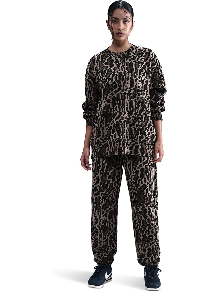 Animal Print Nike Sportswear Phoenix Fleece High-Rise Oversized All Over Print Pants