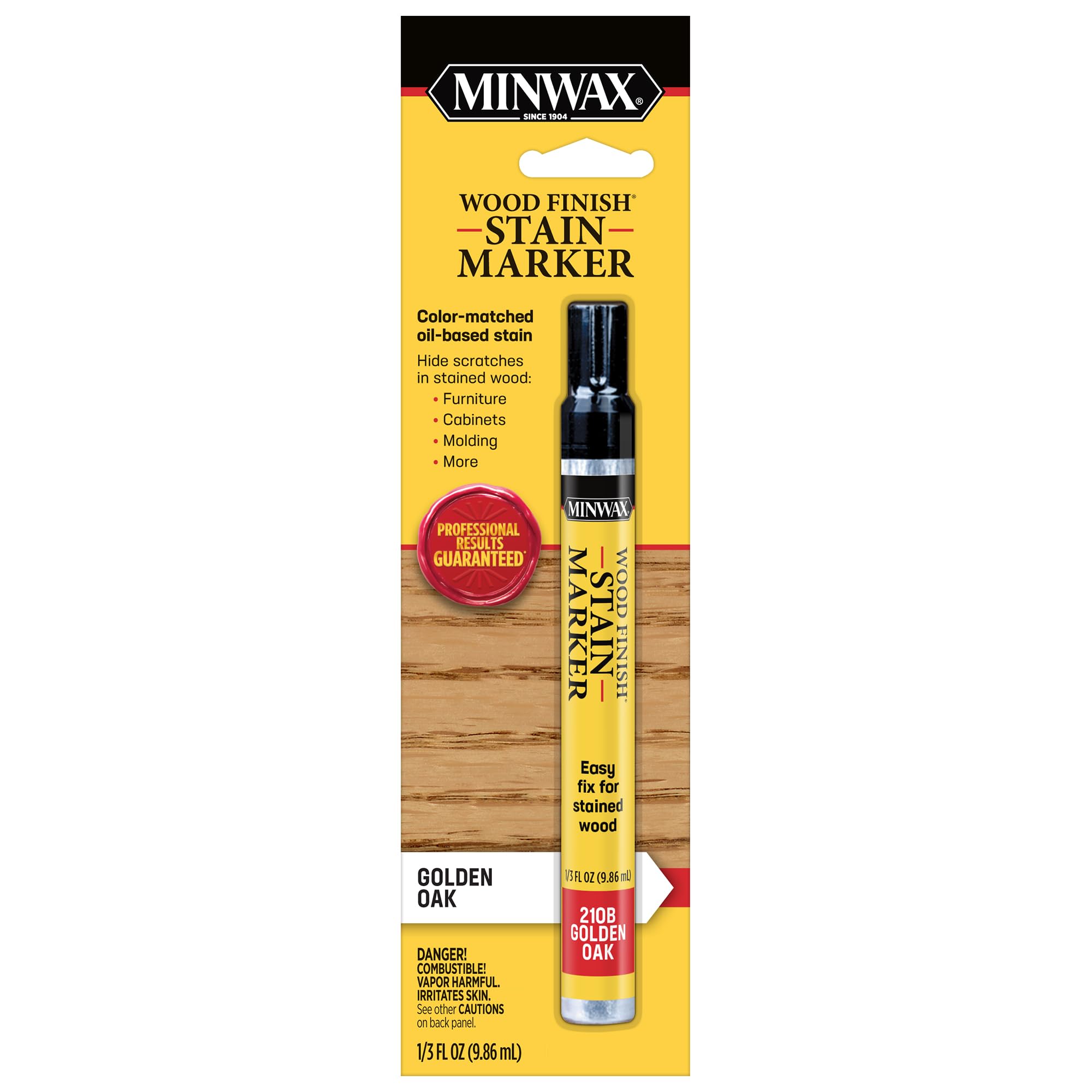 Minwax 63481000 Wood Finish Stain Marker, Golden Oak