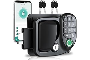 Upgraded RV Door Lock Replacement, 4-in-1 Keyless Entry System with Bluetooth, Fingerprint, Passwords, and Keys