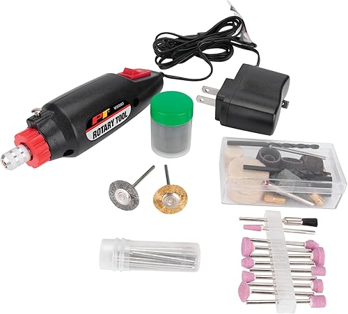 Performance Tool W50083 80pc Kit de herramientas rotativas multifuncionales avanzadas con velocidad variable y bloqueo de pinza para proyectos
