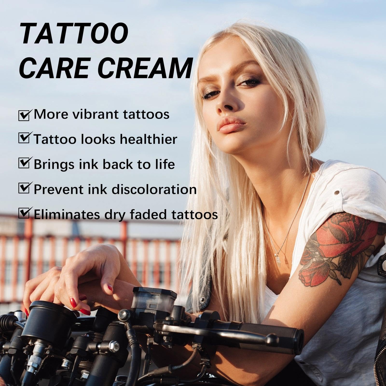 Tattoo Aftercare Butter Cream Balm, Old & New Tattoo Moisturizer for Color Enhance Promotes Ink, No-Petroleum, for Daily Maintenance - Image 3