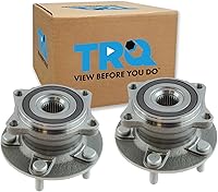 Vista 178 de Conjunto de buje y rodamiento de rueda trasera izquierda y derecha TRQ 2 piezas Compatible con Mazda CX-9 2007-2015 Todo Tracción