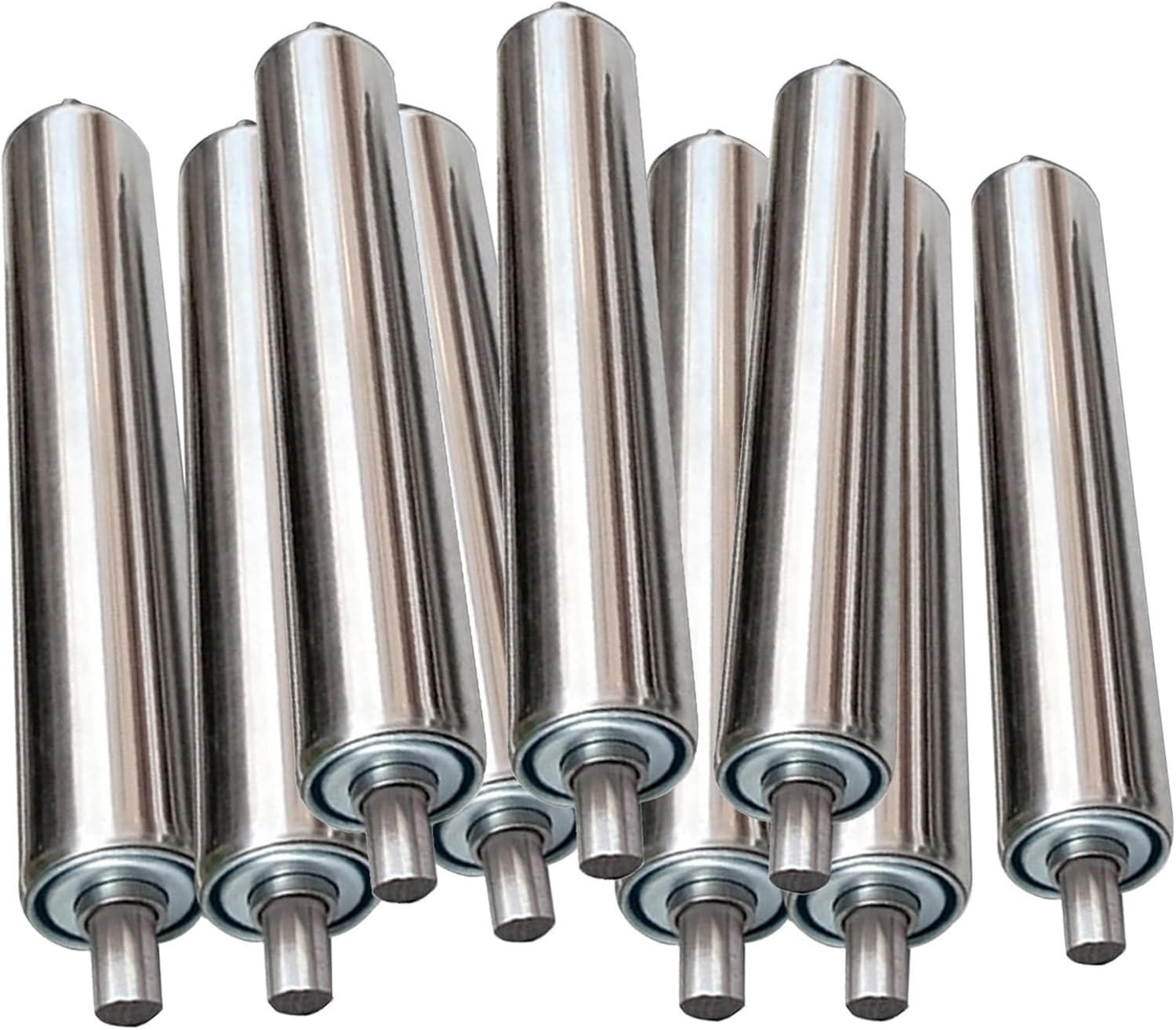 Förderrollen 60mm Durchmesser | 900mm Länge | 10 Stück | Verzinkt & Rostbeständig