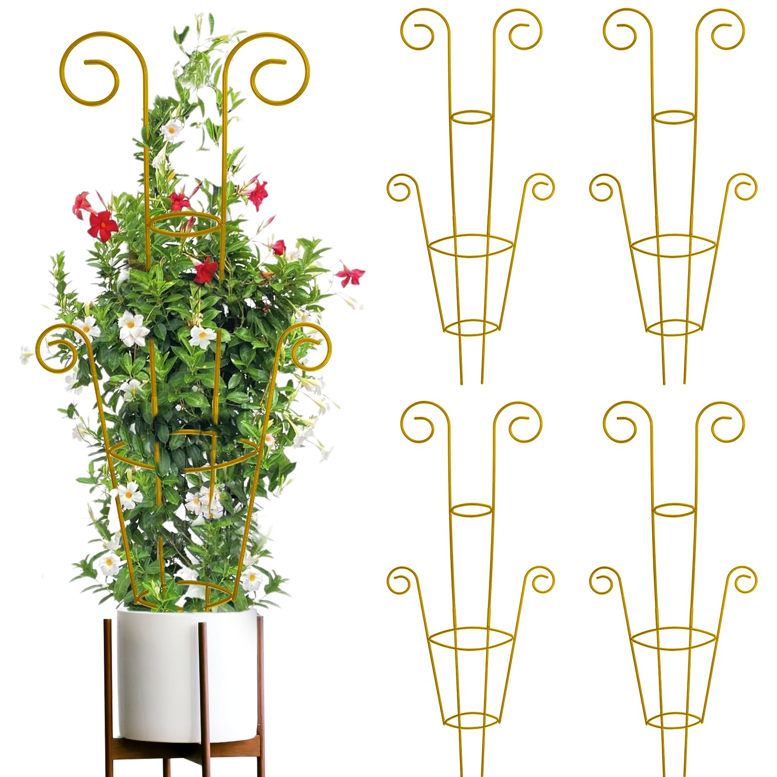 ZOUTOG Golden Round Trellis 30 Inch