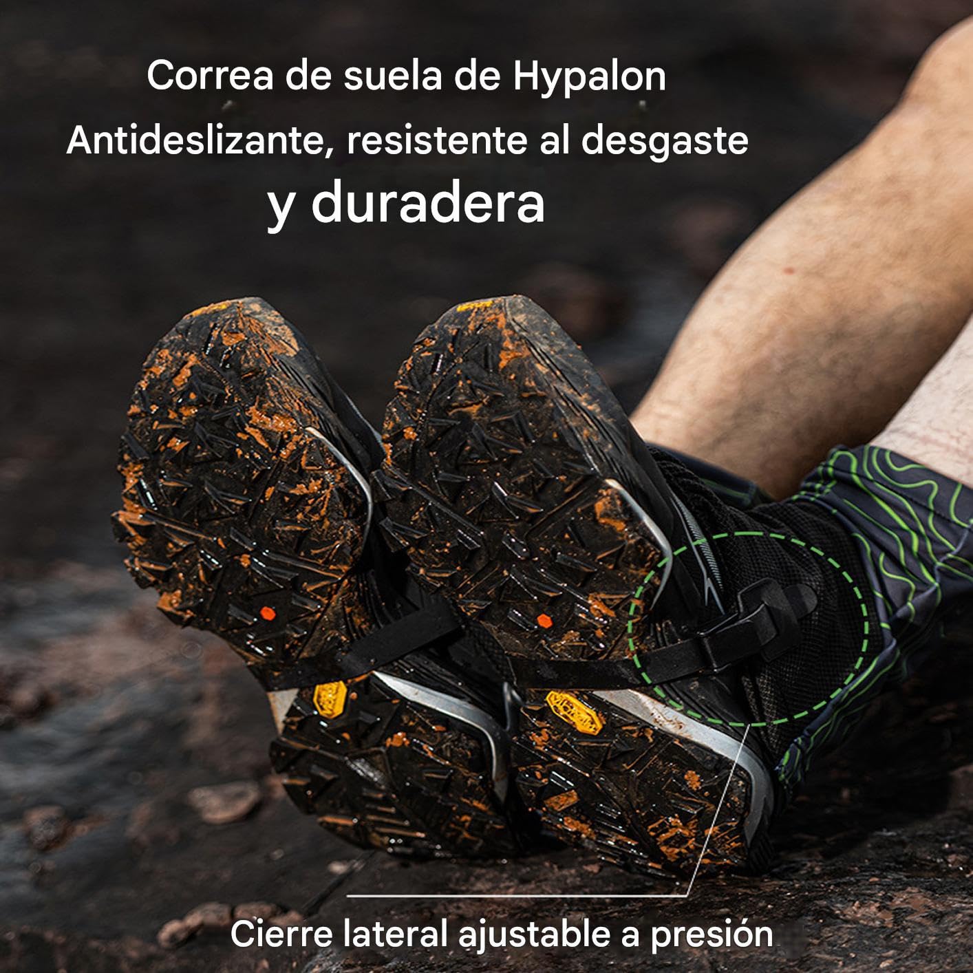 Polainas Para Trail Running - Ajustables Y Transpirables, 1 Par De Polainas Para Botas