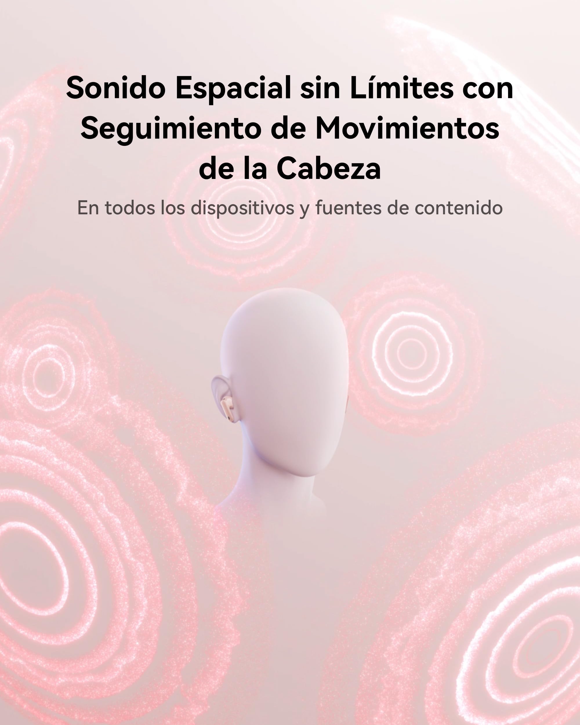 HUAWEI Freebuds 7i, Auriculares Inalámbricos Bluetooth, Cancelación de Ruido Activo Inteligente 4.0, Audio Espacial sin Límites, Llamada Estable y Clara, iOS y Android, IP54, Garantía 42 Meses, Blanco