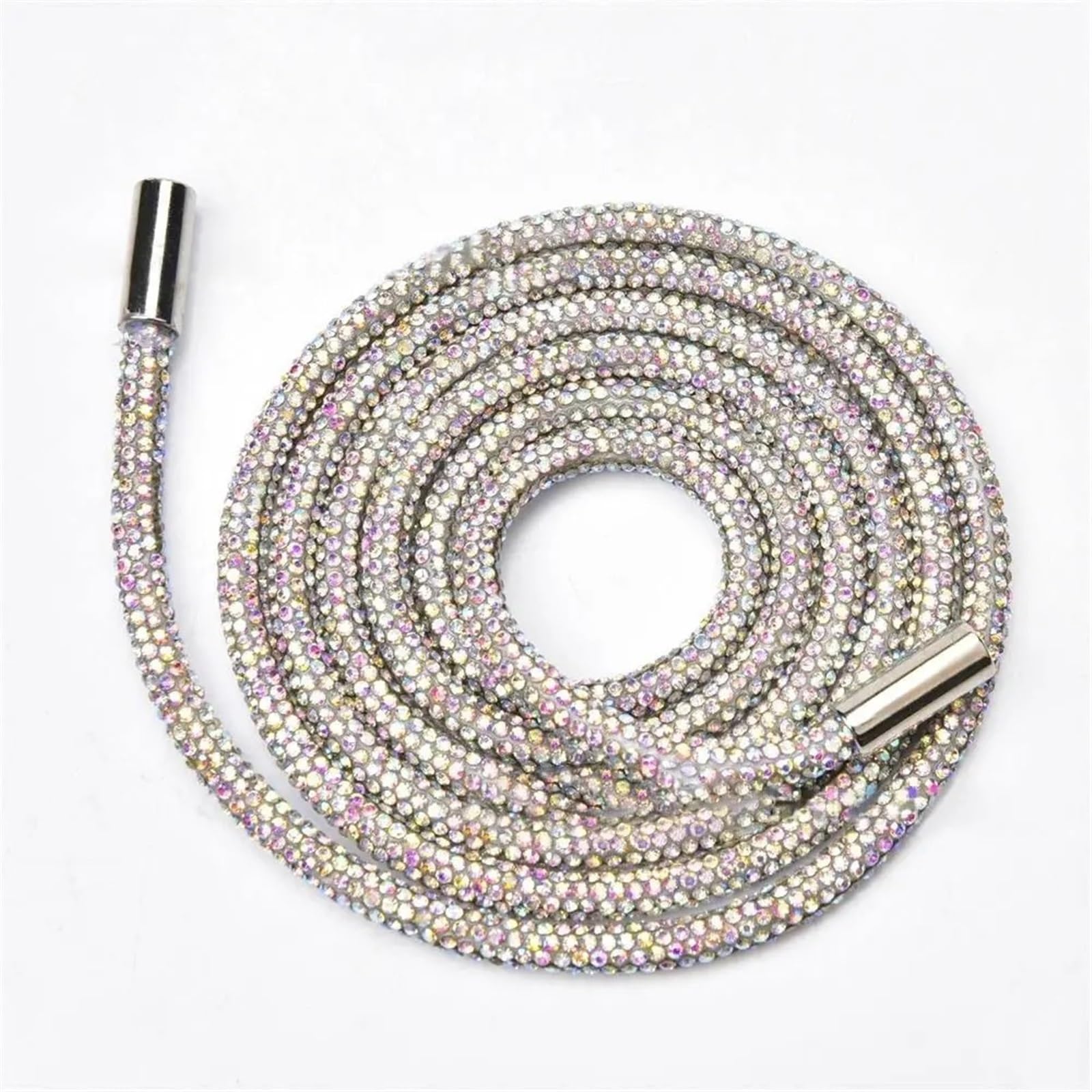 SJZHUYUE Replacement Rhinestone Drawstring Cord Multicolor 120cm 6mm(Multicolore)