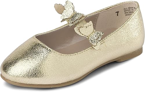 The Children's Place Baby-Girls and Toddler Closed Toe Ballet Flats