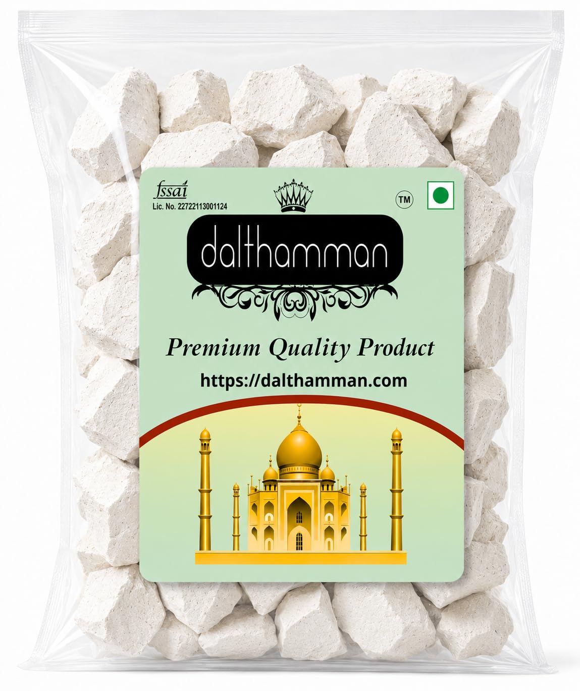 Dalthamman White Clay Khadiya Rangoli Alabaster Clay 900g