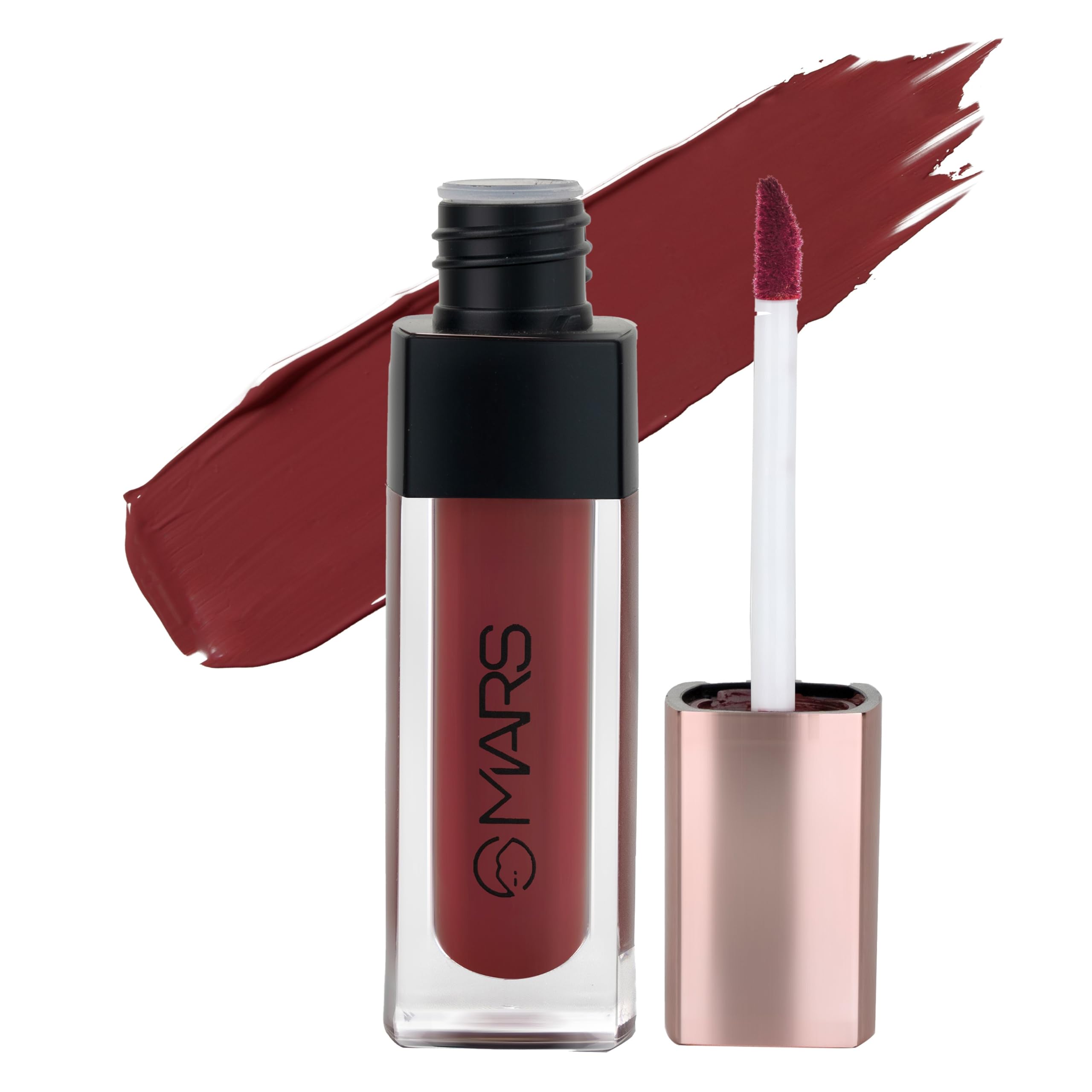 MARS Popstar Non-Drying Liquid Mousse Lipstick for Women with Matte Finish | Lightweight and Non-Sticky Formula | Up to 12 Hour Long Lasting | Transferproof & Waterproof (6.0ml) (18-Hot Topic)