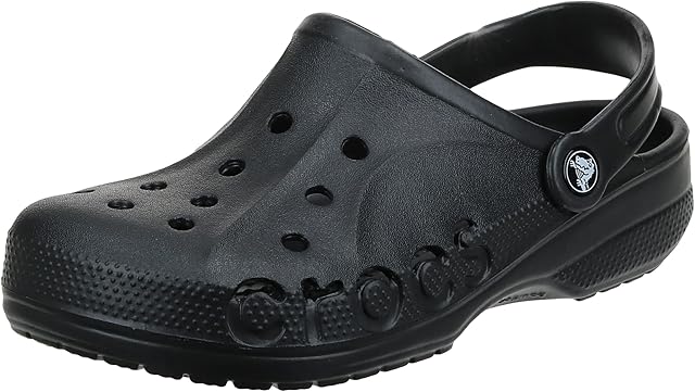 Crocs Unisex's Baya Clog, Black, M4 / W5