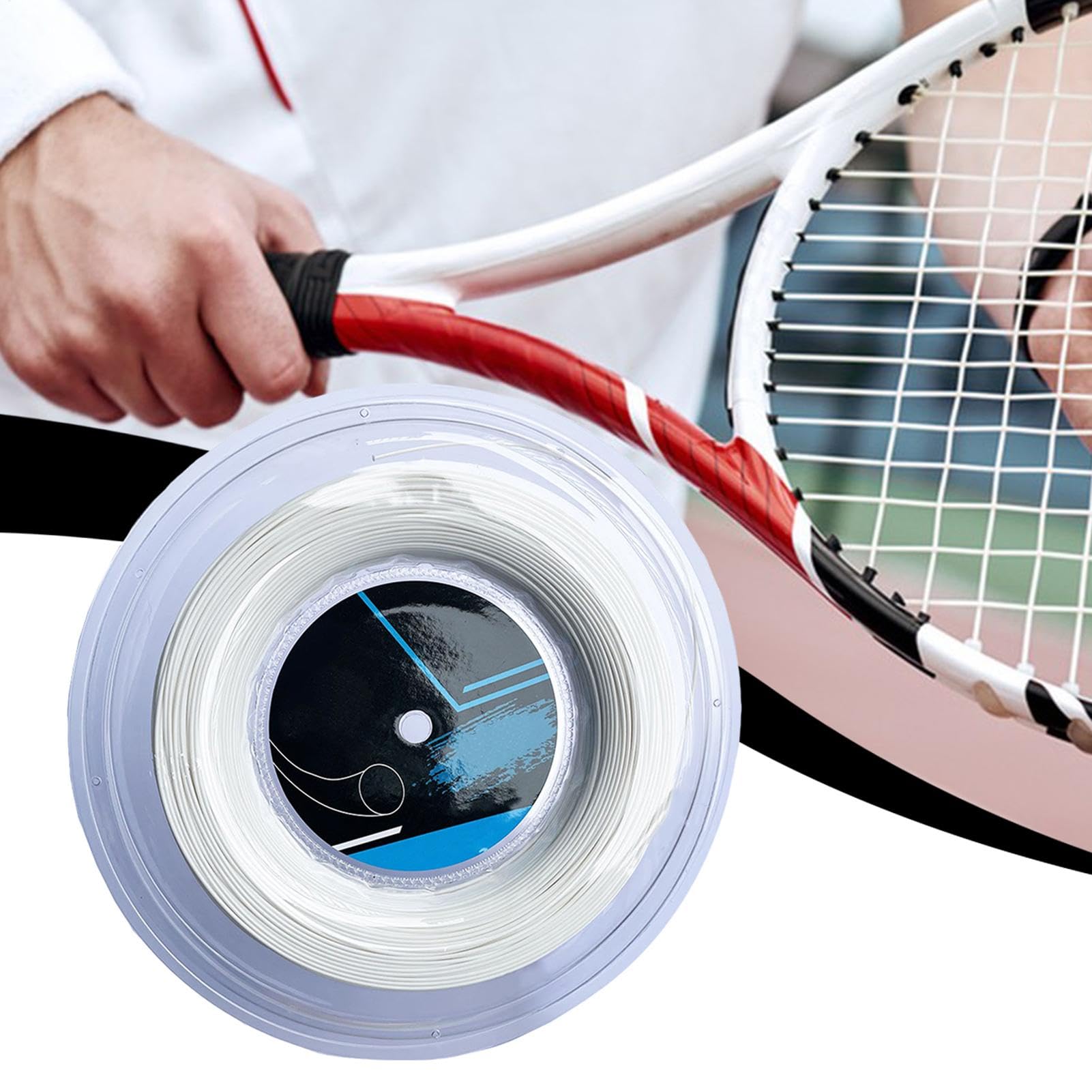 Struny tenisowe do treningu, do ćwiczeń tenisowych, elastyczne linie do gier w piłkę, 200 m wysokiej siły, amortyzacja uderzeń, gry w piłkę, tenis, lines do zawodów i treningu