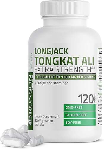 Miniatura 7 de Bronson Longjack Tongkat Ali Extra Strength, 60 cápsulas vegetarianas