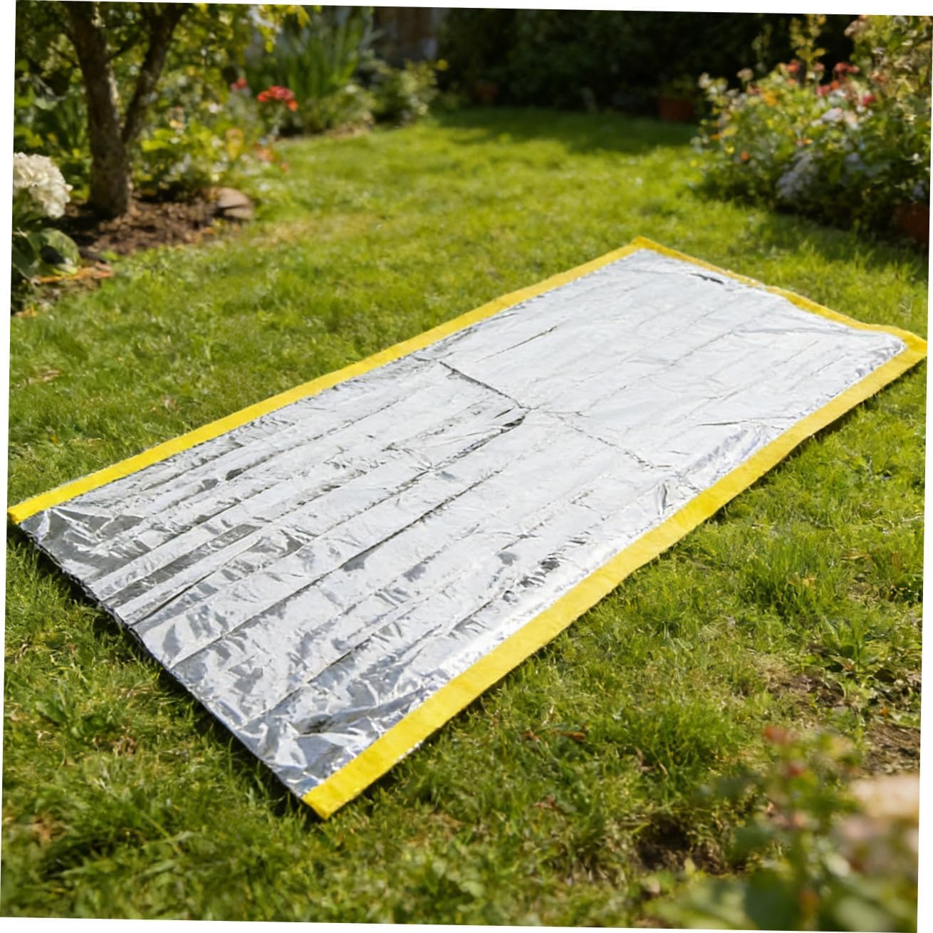Waterproof Survival Sleeping Bag, Portable PET Reflective Thermal Cover image 2