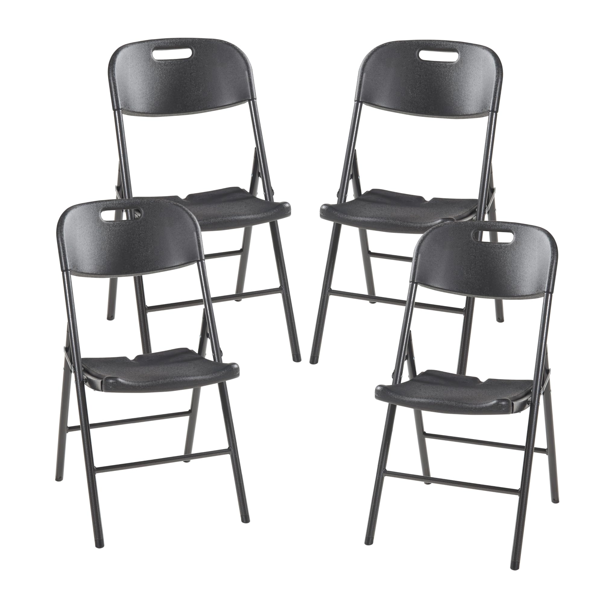 Chaises pliantes lot de 4 robustes pour recevoir sans encombrer