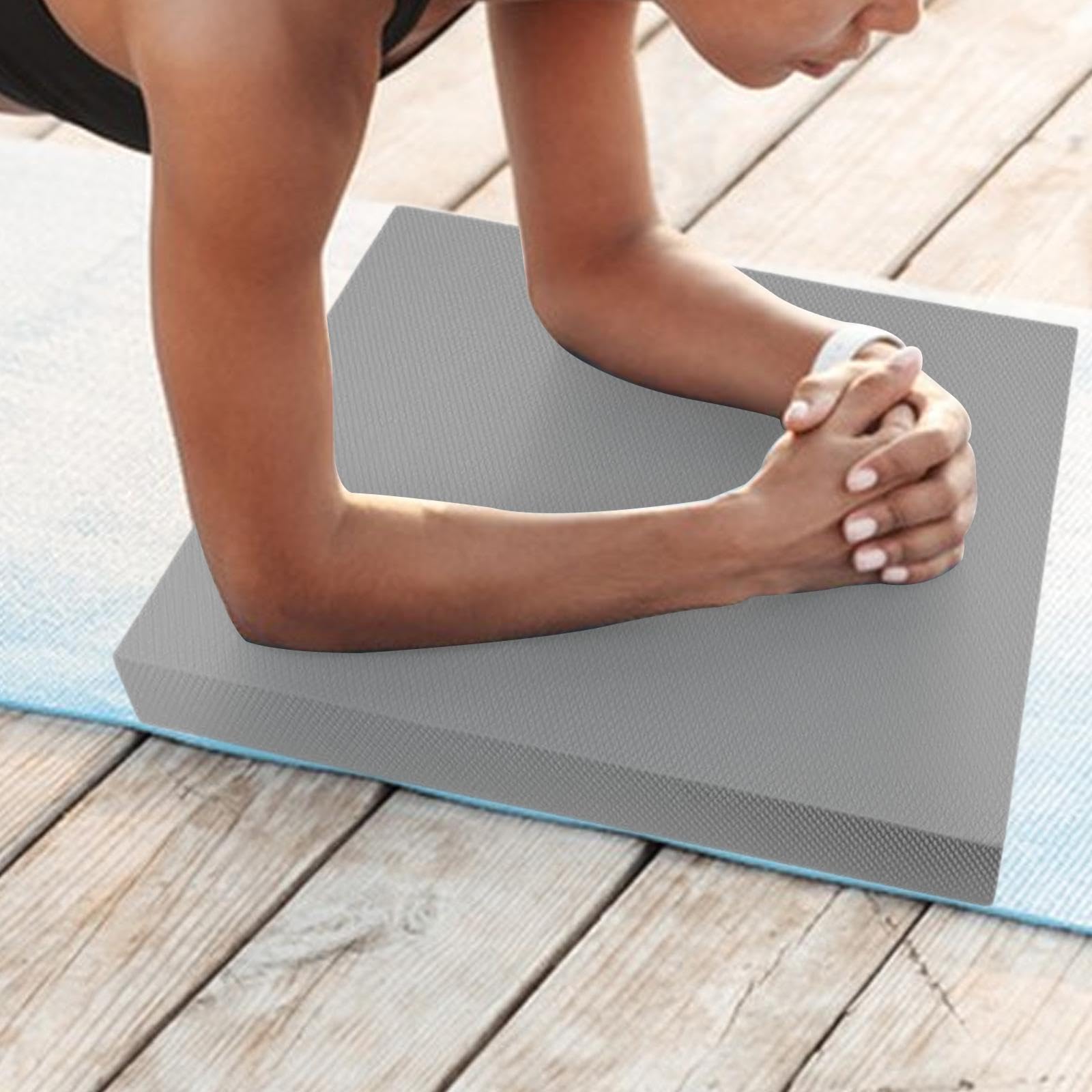 Almohadilla para Rodillas de Soporte para Ejercicios Colchoneta de Pilates Cojín de Suelo Material TPE Suave Portátil Adecuado para
