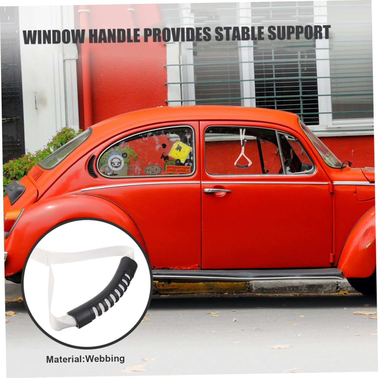 2pcs Portable Car Door Handle for Elderly Vehicle Handle Assistance Non-Slip Grip Car Transfer Aids for Elderly Senior Accessory