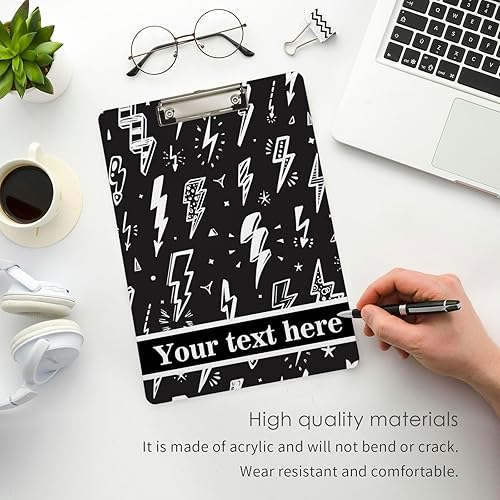 Miniatura 3 de Portapapeles de plástico personalizado para colgar, tablero de clip personalizado, cartón de tamaño carta estándar para estudiantes de enfermería,