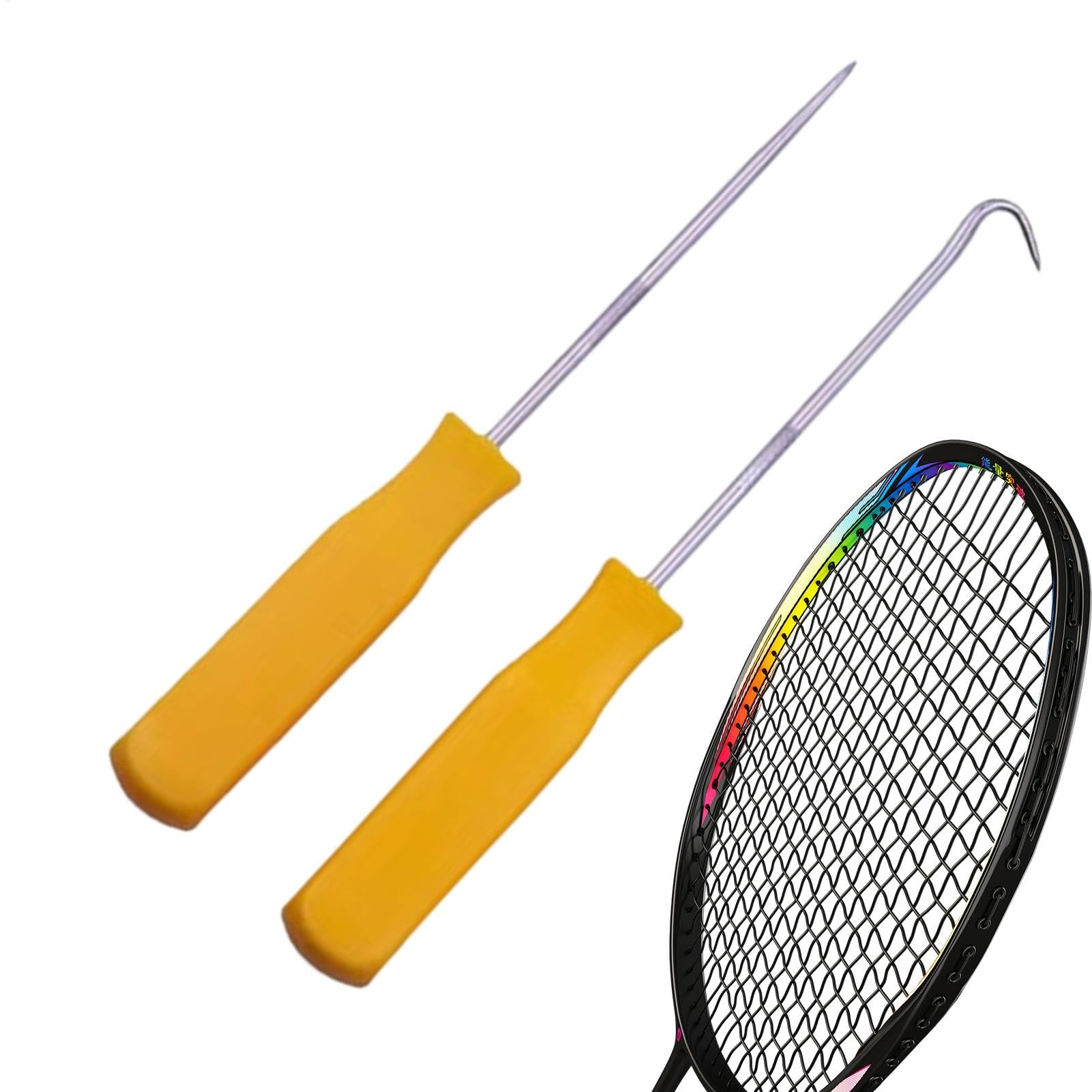 Herramienta de encordado de raqueta de tenis, herramienta de encordado de reparación de conos de raqueta, gancho de raqueta profesional, asistencia de cuerdas, accesorios de raqueta de bádminton
