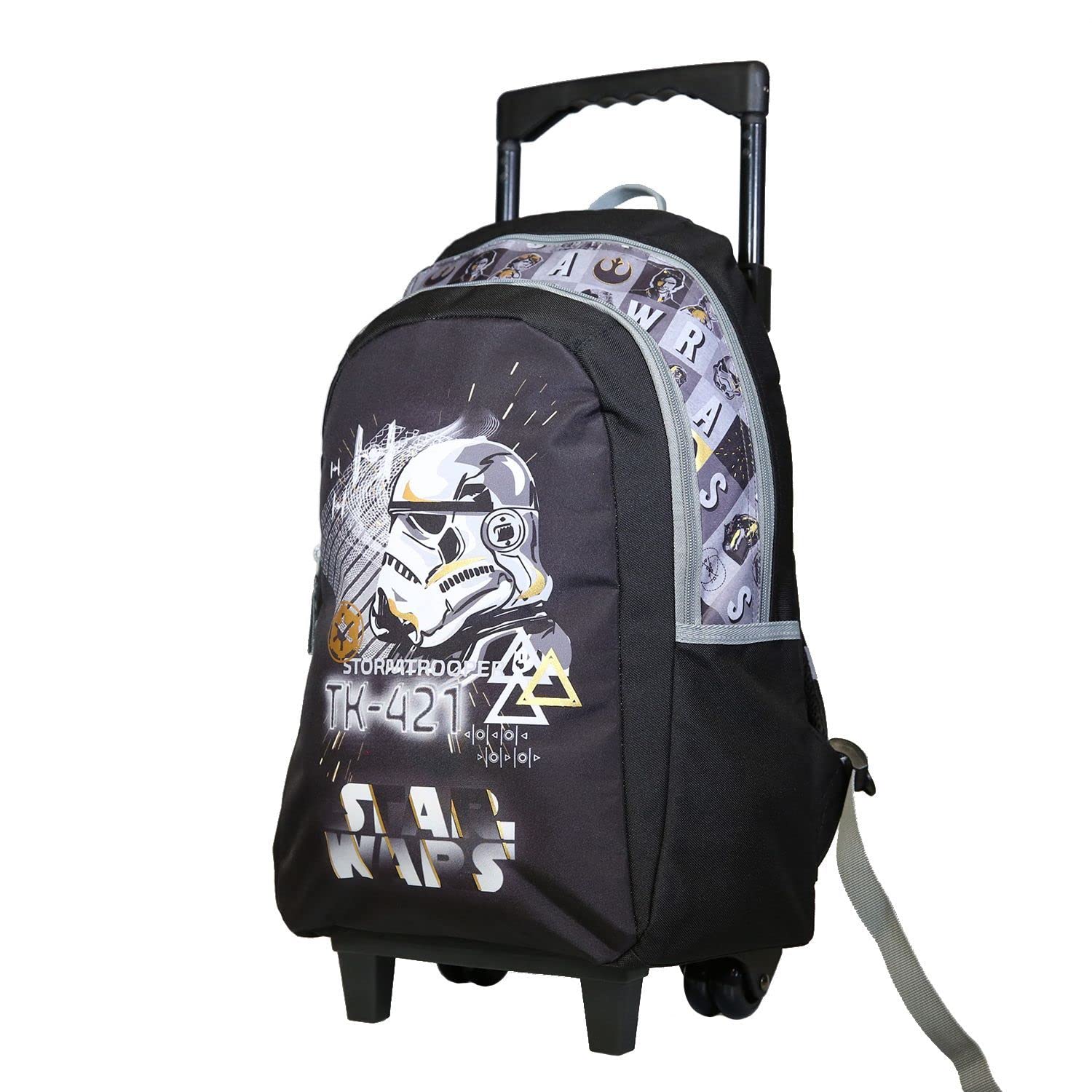 Bagtrotter Disney Star Wars - Zaino con Ruote, Colore: Nero