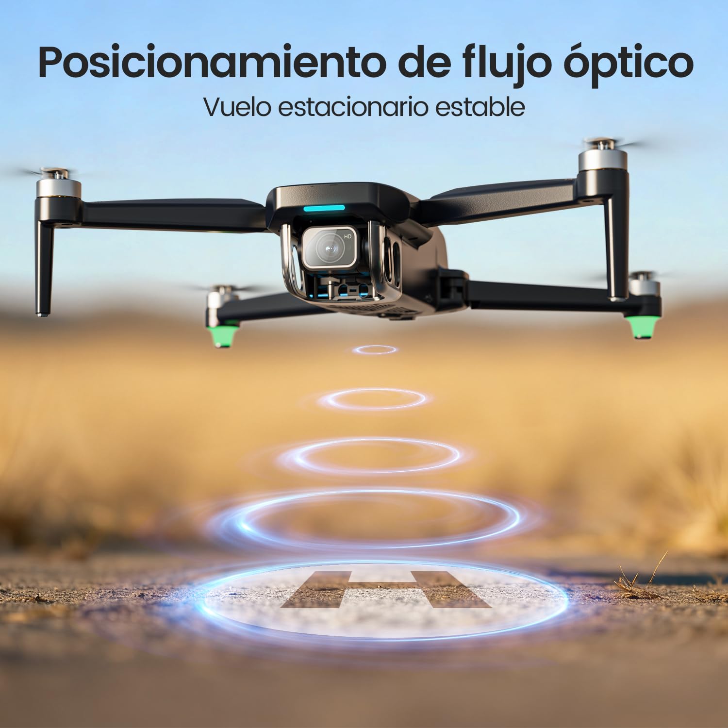 Holy Stone HS175G Dron con Cámara 8K y EIS, Motor sin Escobillas, 60 Min de Vuelo, GPS, Retorno Inteligente, Drones con Cámara 8K Adultos, Drone Plegable con Batería de Carga Rápida, C0