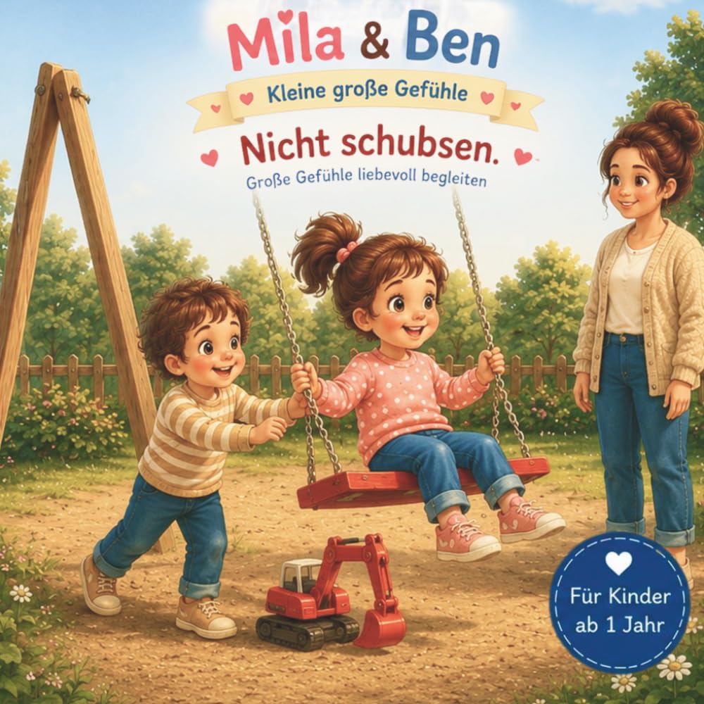 Nicht schubsen.: Ein liebevolles Bilderbuch über große Gefühle im Kleinkindalter. (Kleine große Gefühle)