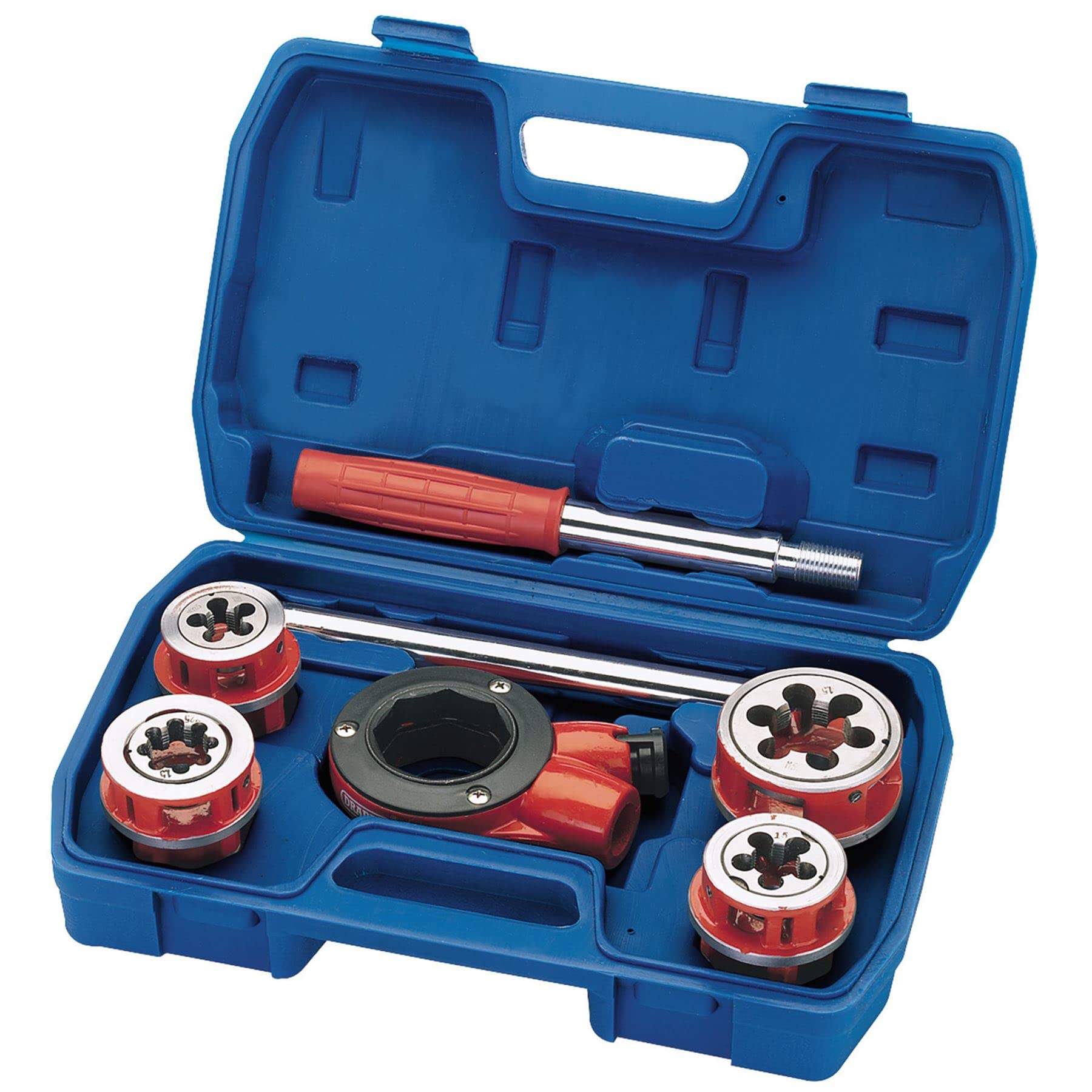 Draper 22496 - Kit de trinquetes para tuberías (métricos, 7 unidades)