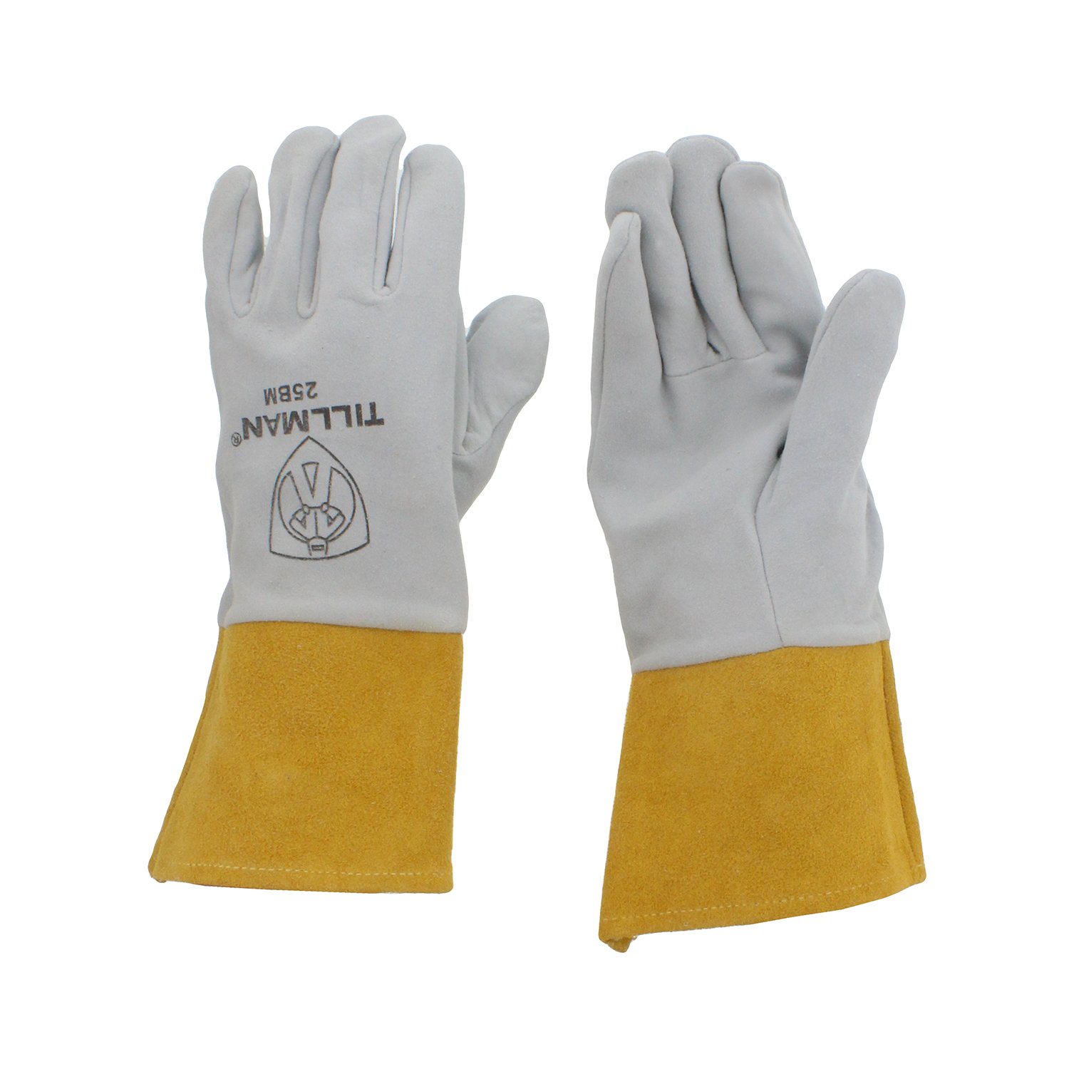 John Tillman & Co 25BM Medium Pearl Split Deerskin Uniform Leather Welders Gloves