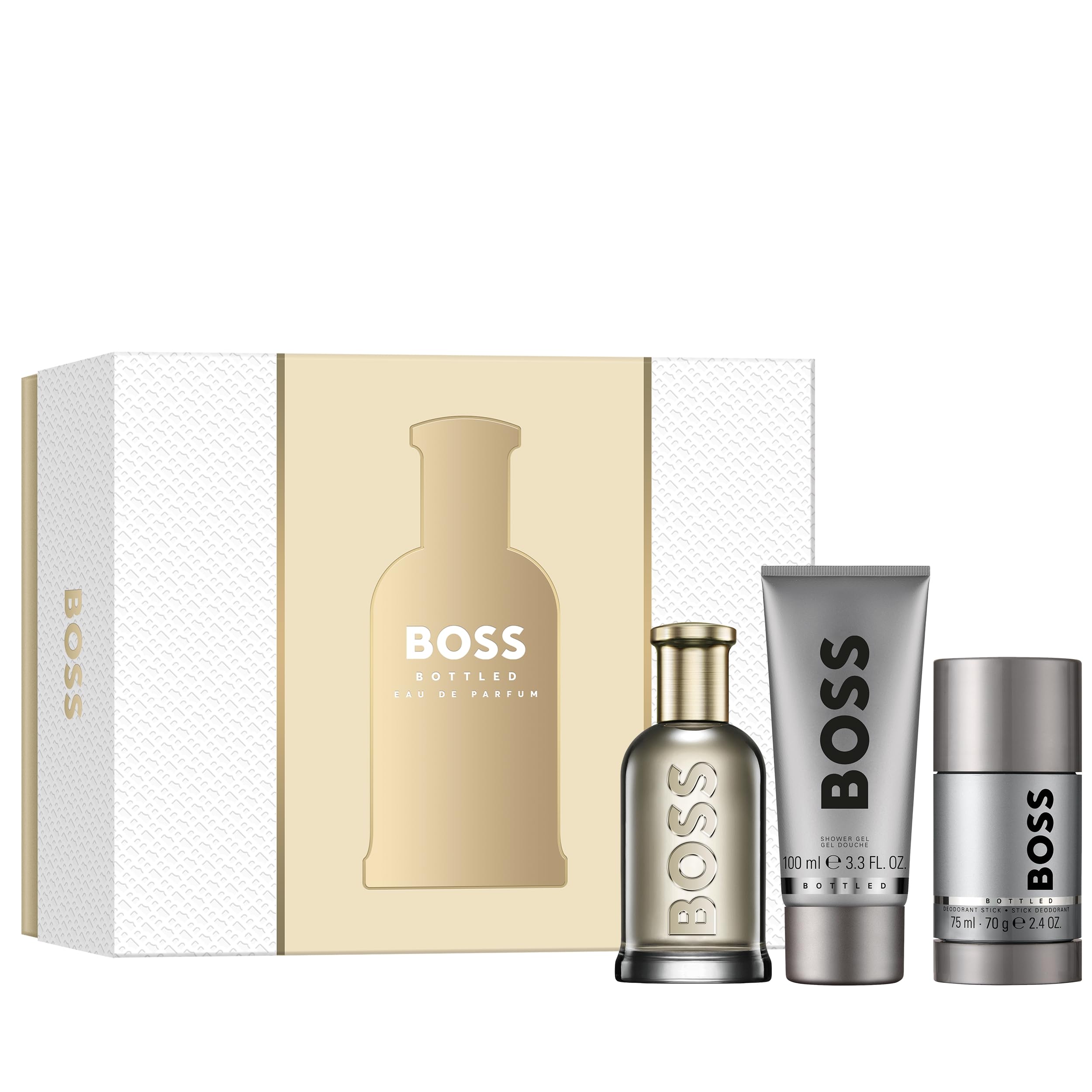 Set Boss Bottled Edp 100MlGel 100MlDeo Stick 75Gr Hautpflegeprodukt