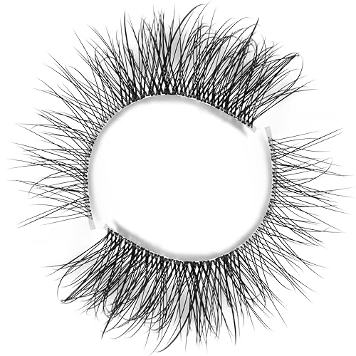 Miniatura 2 de Pestañas postizas ojo de gato, esponjosas y finas, pestañas de visón sintético, 7 pares de pestañas de volumen dramático Jiocolor DJ-41