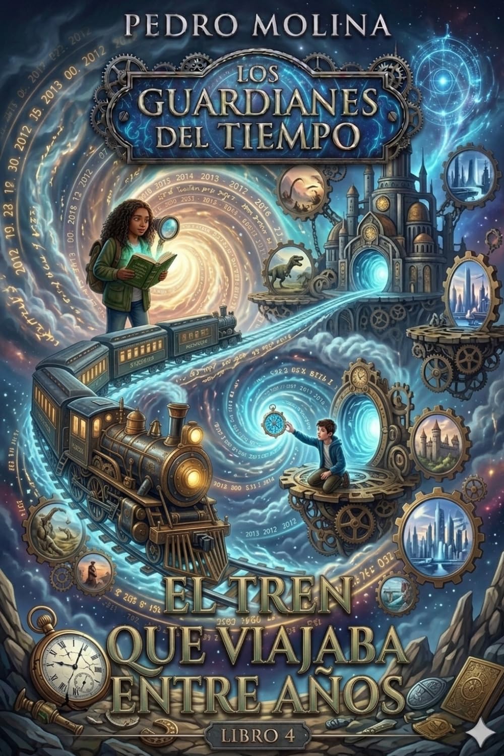 El tren que viajaba entre años: Una novela de fantasía juvenil, magia y aventuras en la naturaleza (Los guardianes del tiempo)