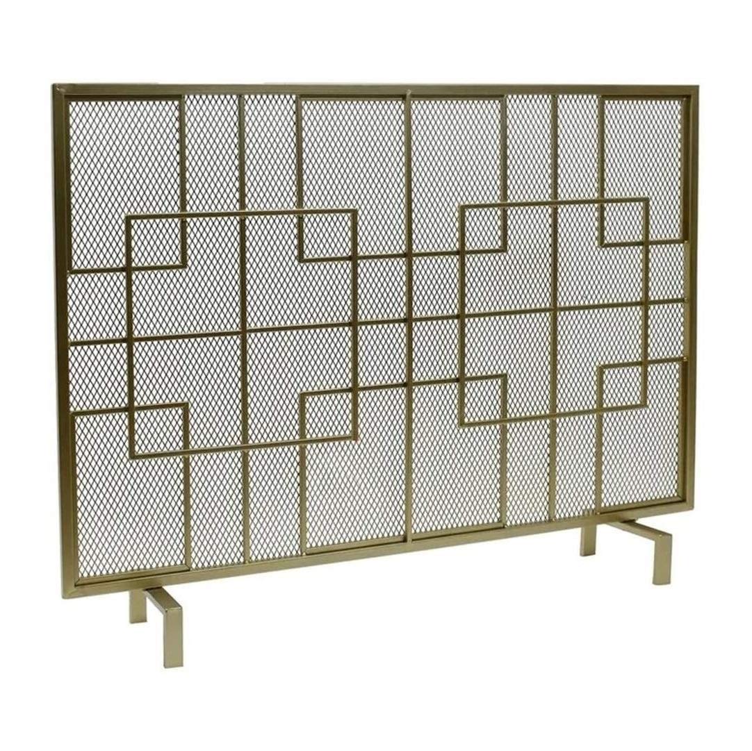 Parascintille per caminetto, piatto, sicuro, con rete in acciaio, parascintille extra large per fuochi aperti/fuochi a gas/copertura parascintille per bruciatori a legna Comfortable anniversary