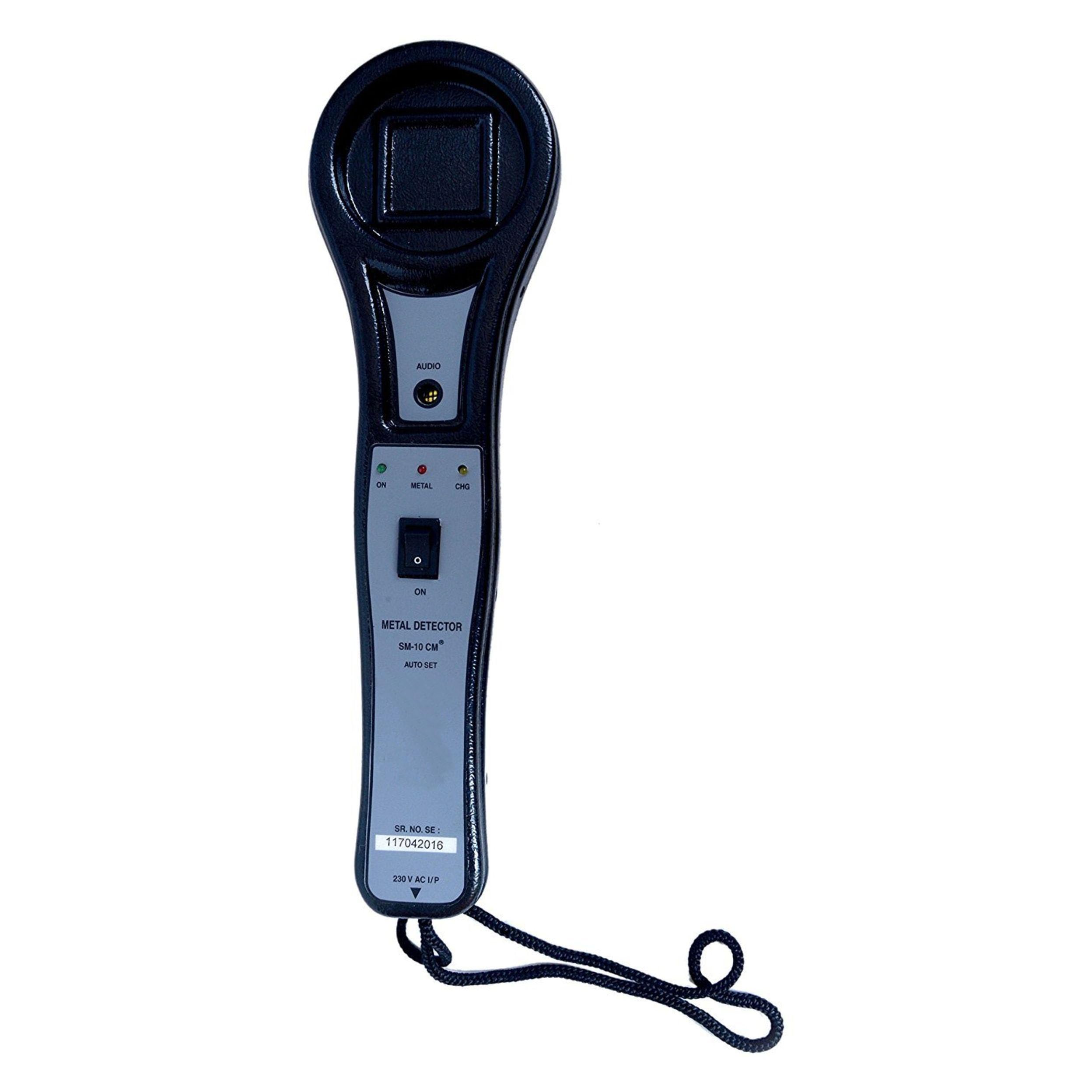 PMS Metal Detector PX-3S Adjustable Sensitivity and Beep Alert- Portable Security Hand Held Metal Detector Wand Scanner, with Charger and Battery ONE Year Warranty