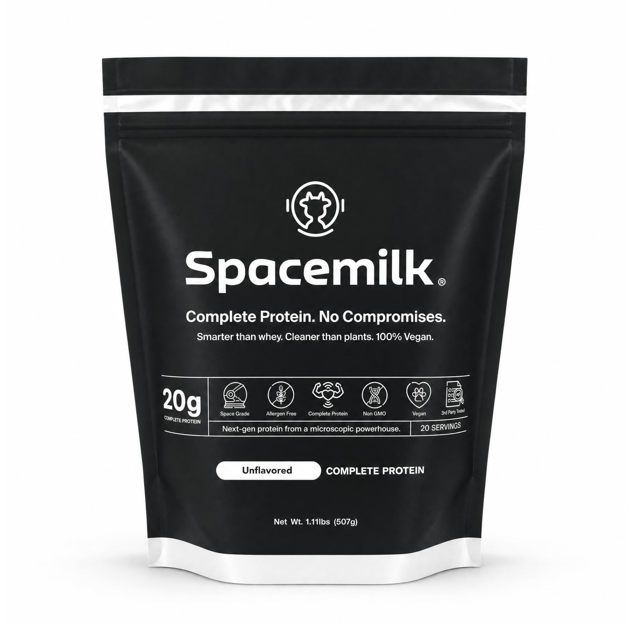 Amazon.com: Spacemilk Unflavored Vegan Protein Powder, Pure One