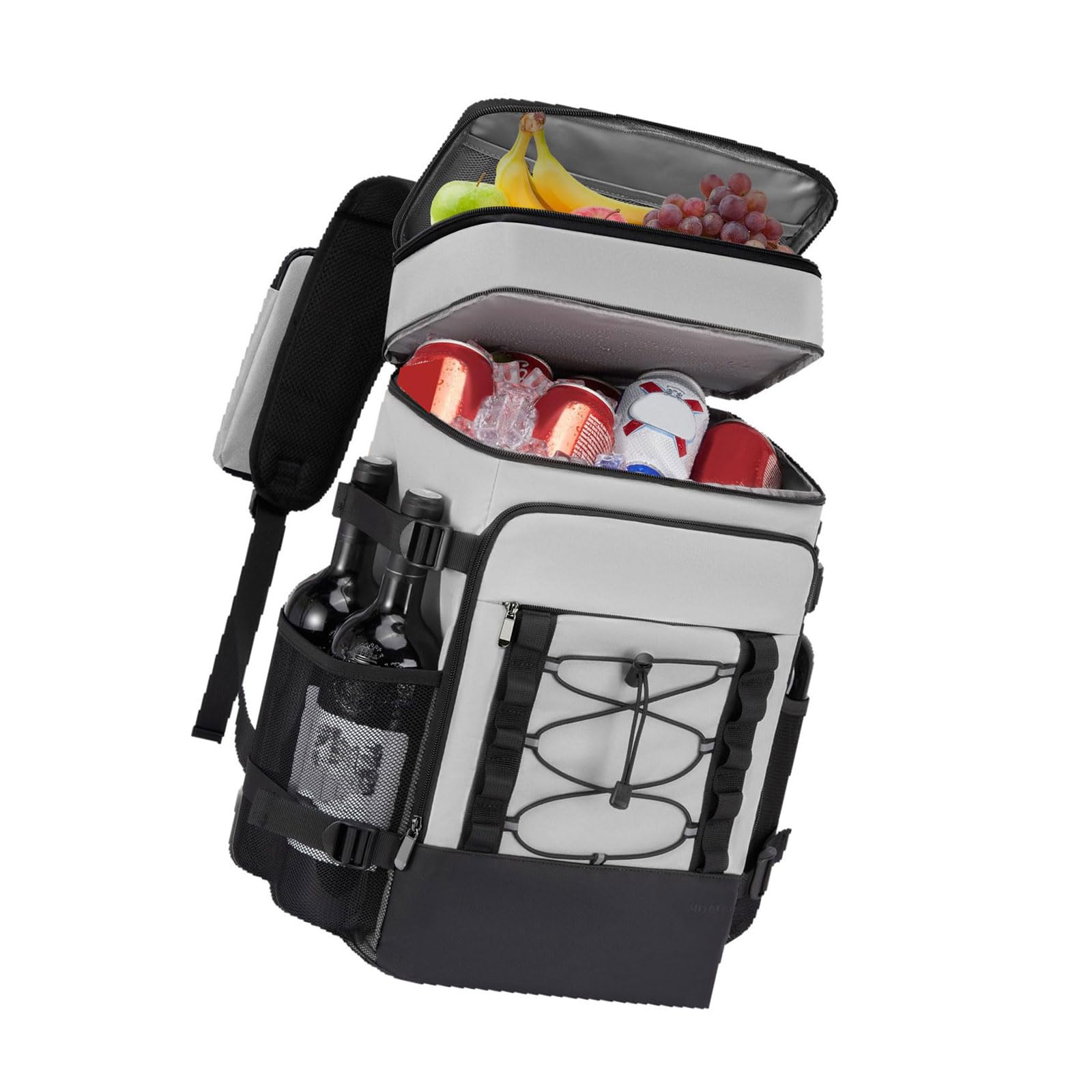 Qusinfc Leakproof Picnics Chiller Backpack Insulation Spacious Storage Comfortable Shoulder Straps for Outdoor Outdoor Picnics Ice Bag
