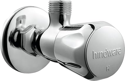 Hindware F330043CP Light Angular Stop Cock (Contessa Plus) with Chrome Finish, 2 Units