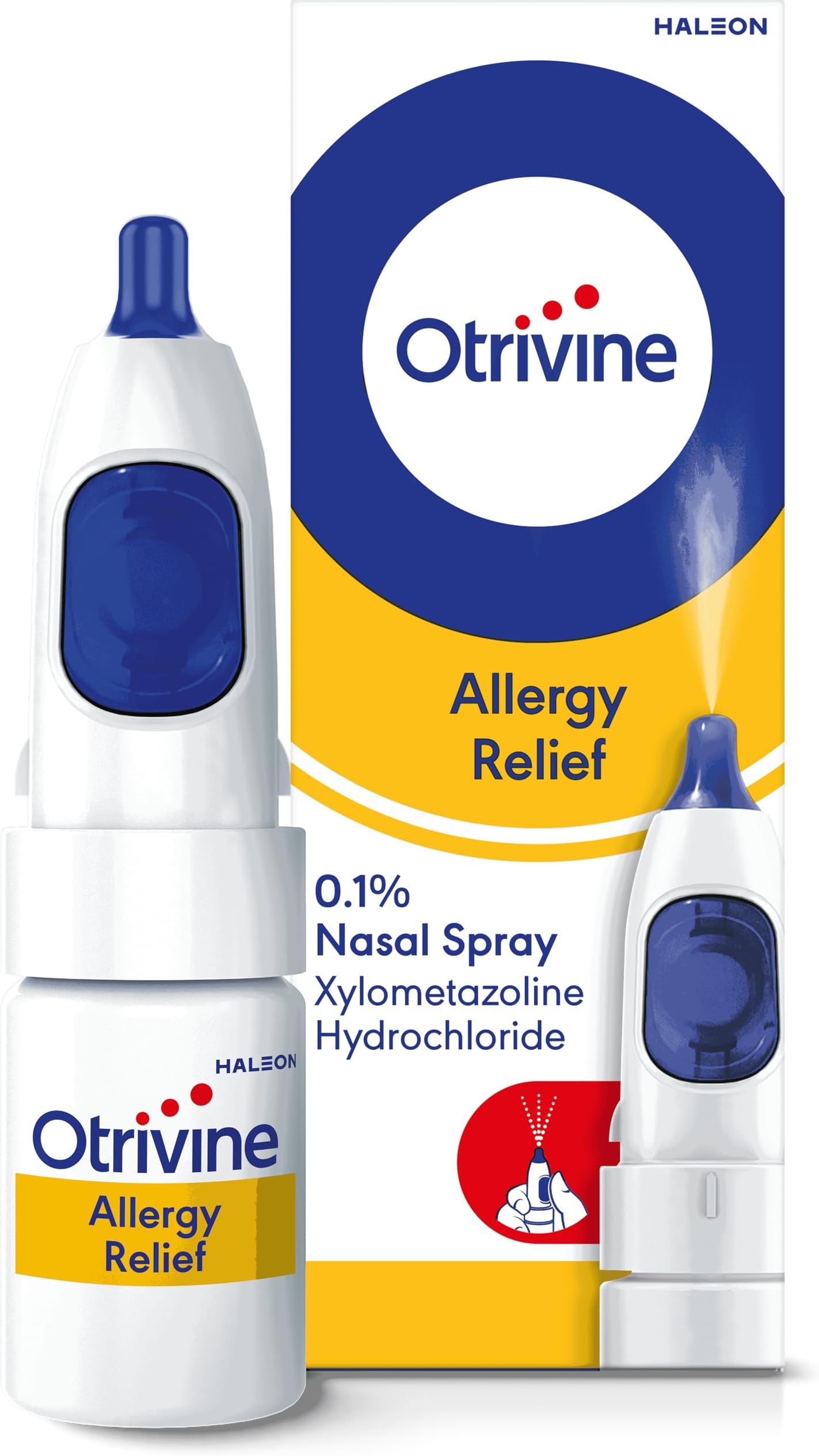 Decongestant Nasal Spray, Nose Spray for Allergy & Blocked Nose Relief, 10ml