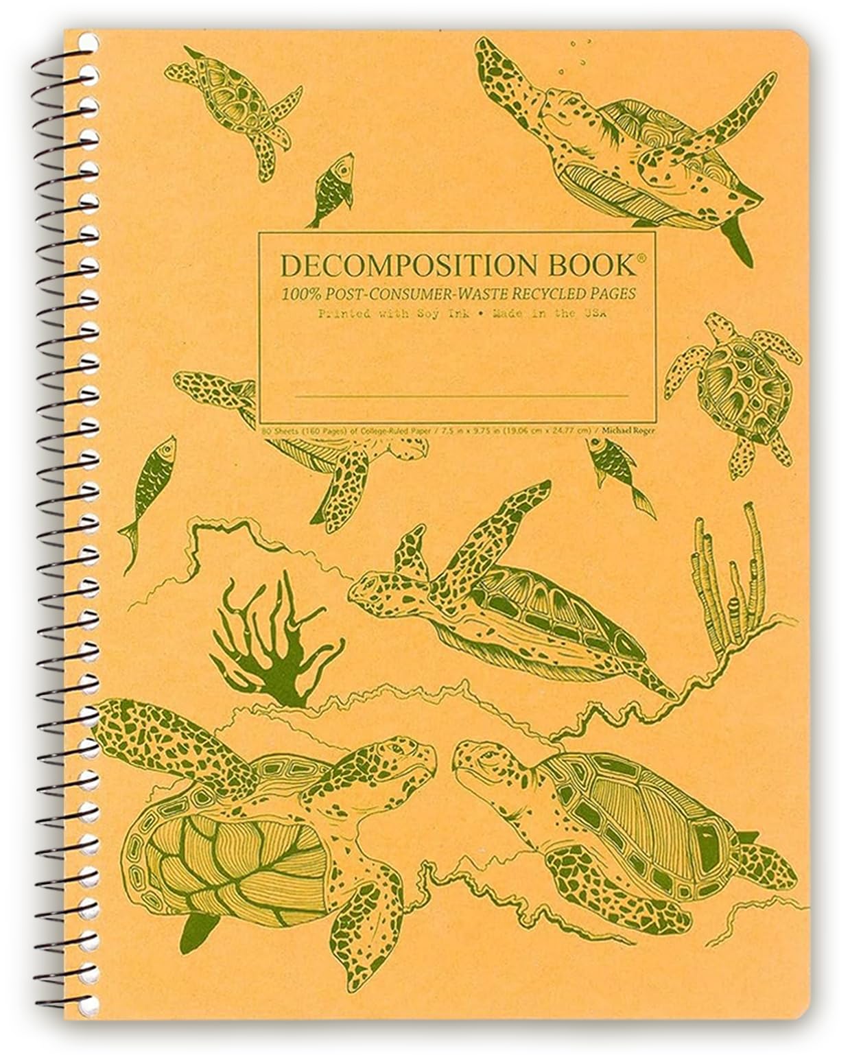 Michael Roger Inc Sea Turtles Coilbounds Decomposition Book