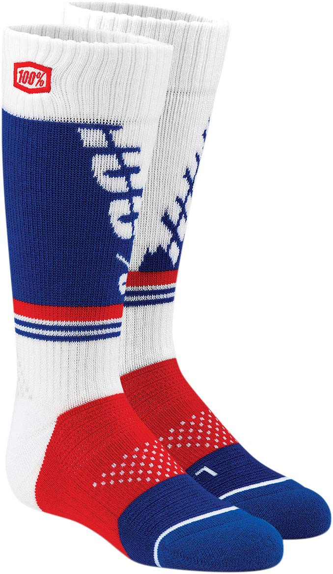 TORQUE Youth Thick Comfort Moto SockWhite