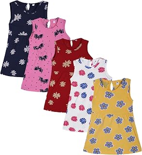T2F Baby Girls' Printed Dress | 100% Cotton |Soft Fabric| 3-24 Months Price In India
