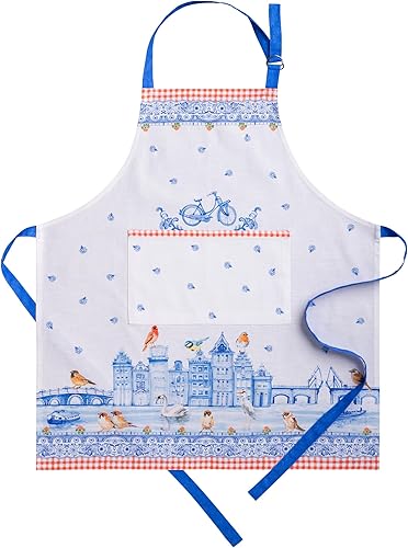Miniatura 125 de Maison d' Hermine Delantal 100% de algodón para mujeres con bolsillo de cocina delantal de chef para hombres Cocinar Jardinería Servidor Camarera 19