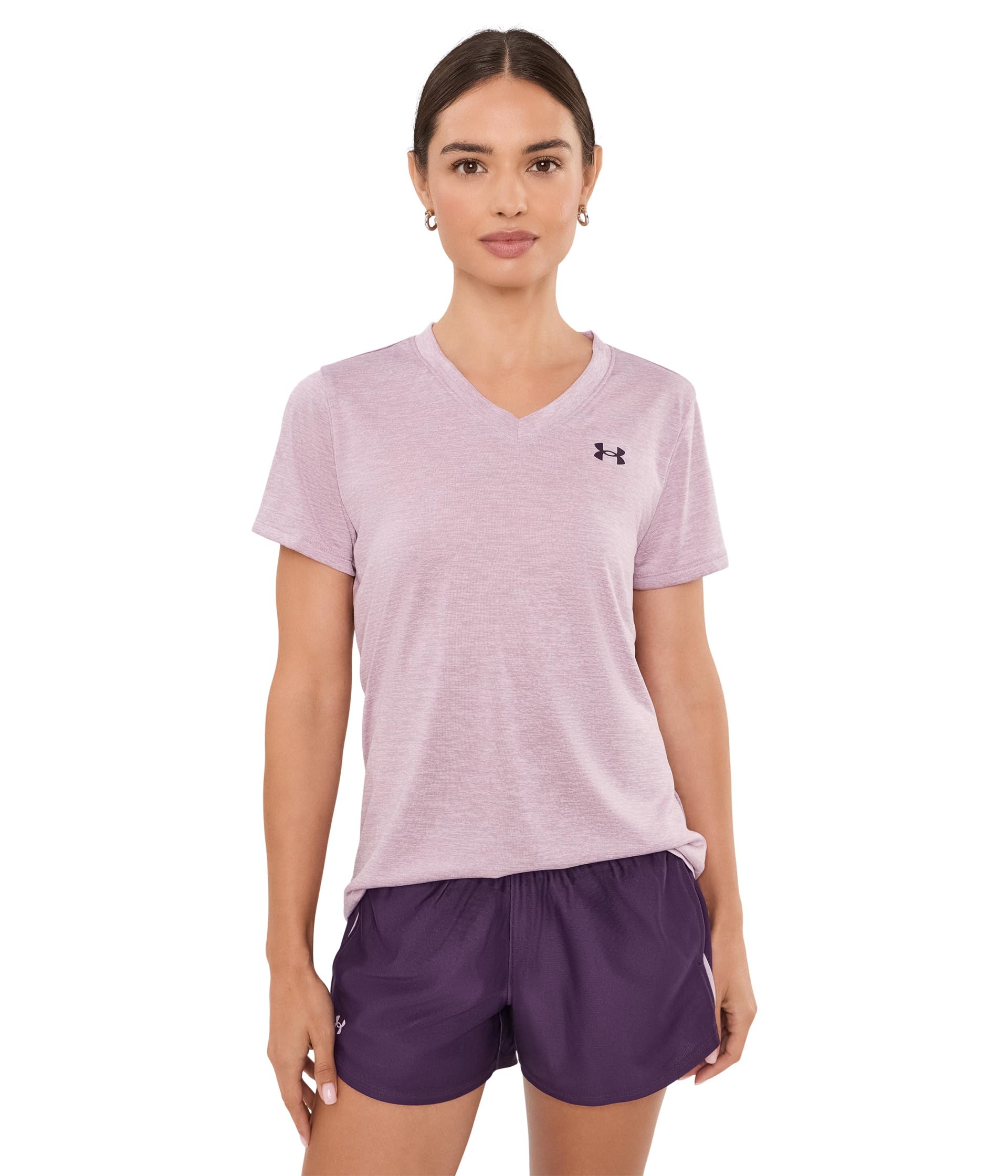 Under Armour Women's Tech Twist V Neck Short Sleeve T-Shirt