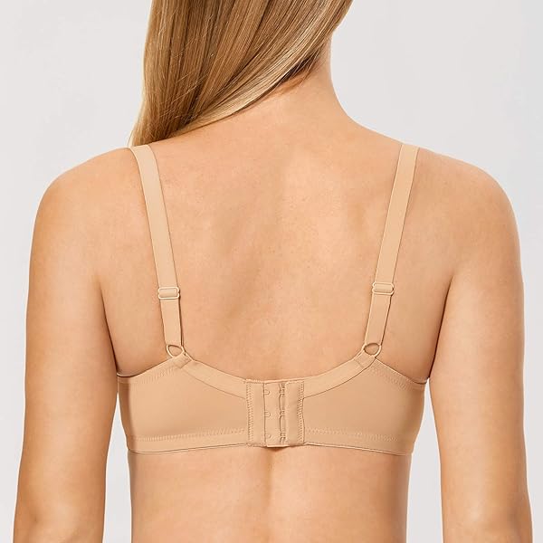 Gratlin Women's Soft Comfortable Underwired Padded Full Cup Nursing Bra - 2