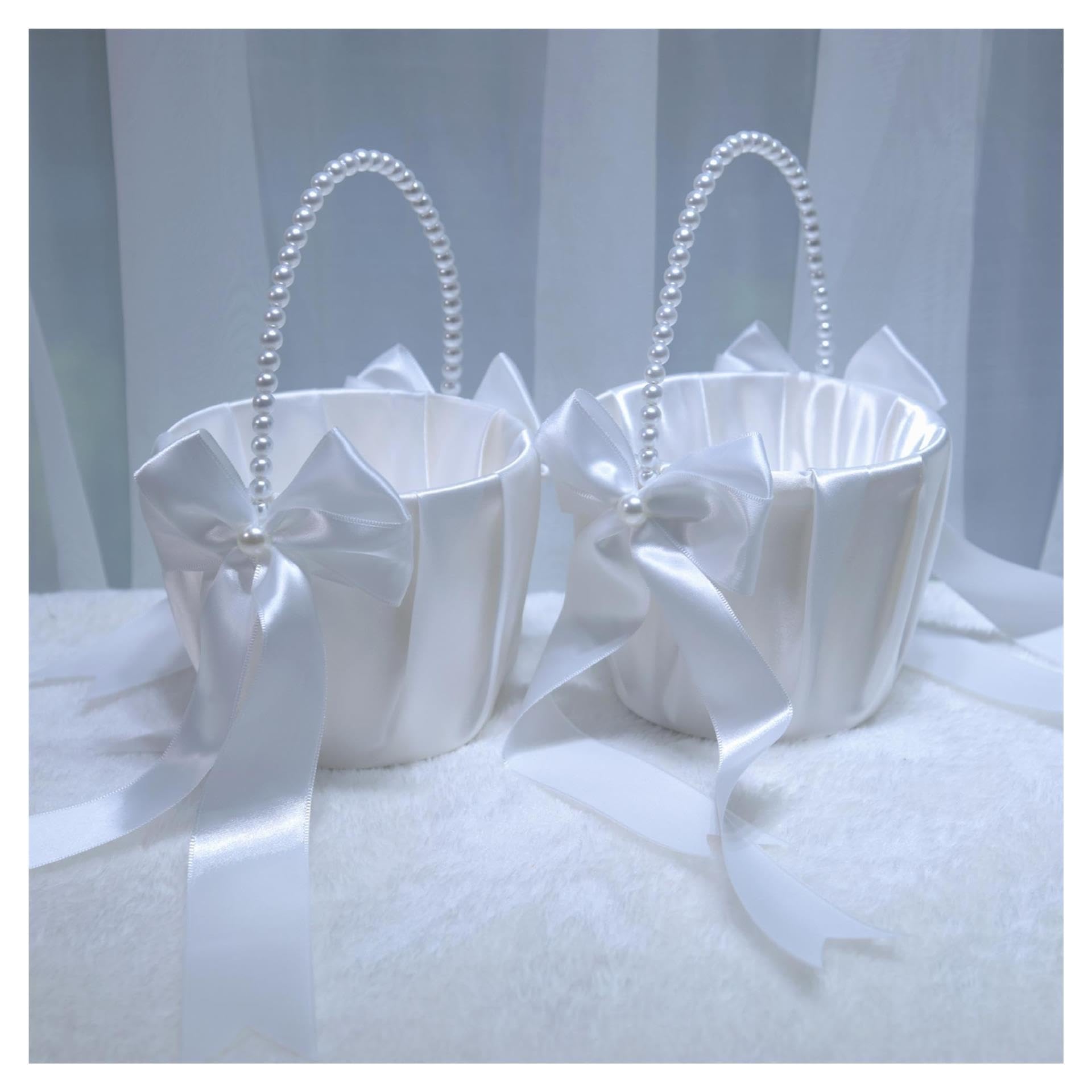 1pcs Wedding Hand-held Flower Basket Per Matrimoni